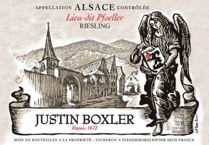 Justin Boxler Riesling Lieu dit Pfoeller 2022 AB/Bio